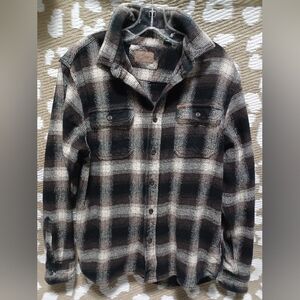 Plaid Button-Up Shacket